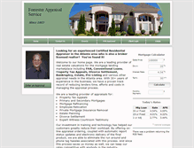 Tablet Screenshot of forresterappraisalservice.com